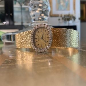 Patek Philippe Tiffany & Co.18K Diamond Bracelet Ladies Watch $34,000